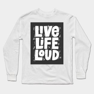 rock band style music Long Sleeve T-Shirt